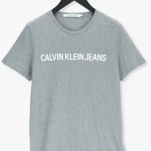 l'unique style Calvin Klein T-shirt Institutional L En Gris 13