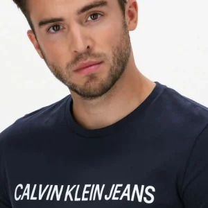 Calvin Klein T-shirt Institutional L En Bleu dernières 11