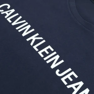 Calvin Klein T-shirt Institutional L En Bleu dernières 15