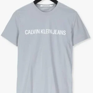 Acheter Maintenant Calvin Klein T-shirt Institutional Logo Slim Ss Tee En Gris 13