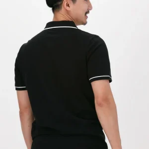 Calvin Klein Polo Tipping Slim Polo En Noir achetez 9