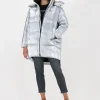 Calvin Klein Veste Matelassé Cocoon Oversized Silver Jacket En Argent comparez les prix 17