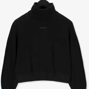 de garantie authentique Calvin Klein Col Roulé Logo Trim Roll Neck En Noir 13