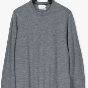 Couleurs variées Calvin Klein Pull Superior Wool Crew Neck Sweate En Gris 13