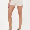 grossiste Calvin Klein Pantalon Court Monogram Logo Sweatshort Blanc 19