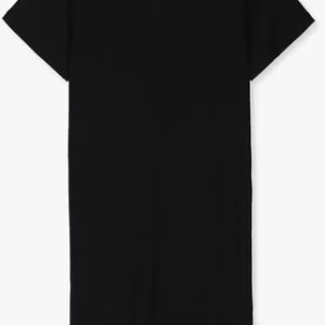 Calvin Klein Robe Midi Ck Rib Long T-shirt Dress En Noir grossiste 13