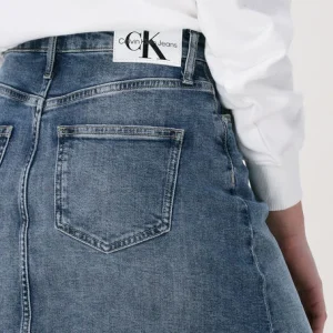 Calvin Klein Hr A-line Mini Skirt En Bleu online boutique 11