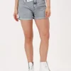 Pas Cher Magasin Soldes Calvin Klein Pantalon Court Mom Short Gris Clair 17