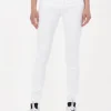 Calvin Klein Skinny Jeans Mid Rise Skinny En Blanc magasin paris 17