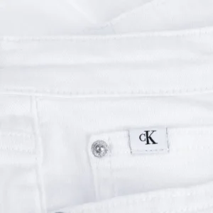 Calvin Klein Skinny Jeans Mid Rise Skinny En Blanc magasin paris 15