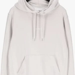 Calvin Klein Chandail Monogram Logo Hoodie Gris Clair boutique pas cher 13