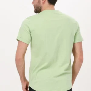 Calvin Klein T-shirt Badge Turn Up Sleeve En Vert mode 9