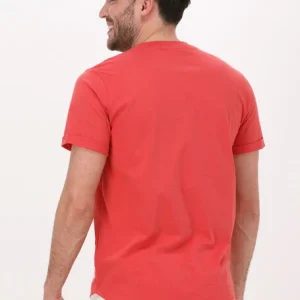 Calvin Klein T-shirt Badge Turn Up Sleeve En Orange Retour gratuit en magasin. 9