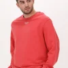 jusqu'à Calvin Klein Chandail Stacked Logo Crew Neck En Orange 17