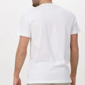 prix pas cher Calvin Klein T-shirt Mixed Institutional Tee En Blanc 9