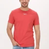 beauté Calvin Klein T-shirt Stacked Logo Tee En Orange 19