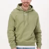 Calvin Klein Chandail Stacked Logo Hoodie Men En Vert grande surprise 19