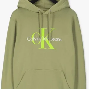 Calvin Klein Chandail Seasonal Monogram Regular En Vert Achat 13