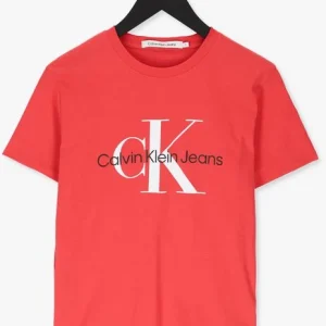 à prix très bas Calvin Klein T-shirt Seasonal Monogram Tee En Orange 13