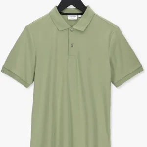 Authenticité garantie Calvin Klein Polo Liquid Touch Slim Polo En Vert 13