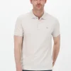 Calvin Klein Polo Stretch Pique Slim Polo En Beige De super promotions disponibles 17