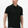 Calvin Klein Polo Stretch Pique Tipping Slim Polo En Noir Authenticité garantie 19