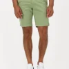 officiel Calvin Klein Pantalon Courte Garment Dye Belted Shorts En Vert 17