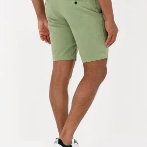 officiel Calvin Klein Pantalon Courte Garment Dye Belted Shorts En Vert 9