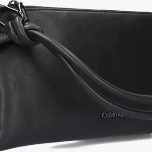 magasin pas cher Calvin Klein Roped Clutch Sac Bandoulière En Noir 9