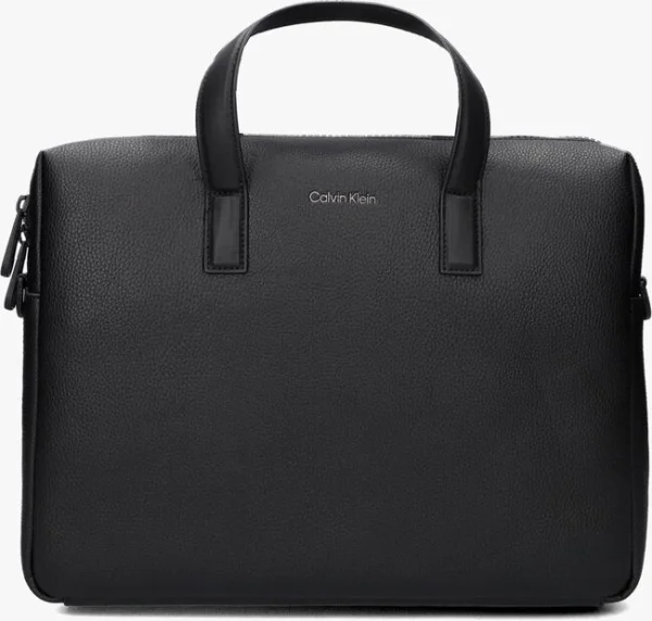 luxe soldes Calvin Klein Ck Must Laptop Bag Sac Pour Ordinateur Portable En Noir 1