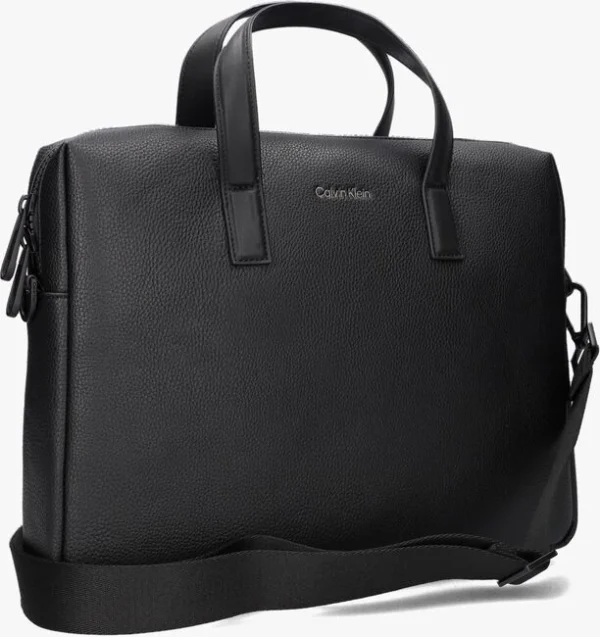 luxe soldes Calvin Klein Ck Must Laptop Bag Sac Pour Ordinateur Portable En Noir 3