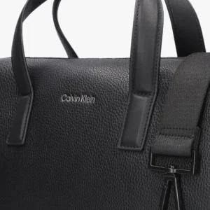 luxe soldes Calvin Klein Ck Must Laptop Bag Sac Pour Ordinateur Portable En Noir 15