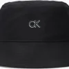 Calvin Klein Ck Outlined Bucket Chapeau En Noir styles dernier cri 19