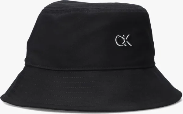 Calvin Klein Ck Outlined Bucket Chapeau En Noir styles dernier cri 3