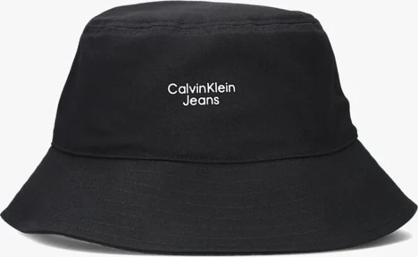 SOLDES TOUT À Calvin Klein Dynamic Bucket Hat Chapeau En Noir 1