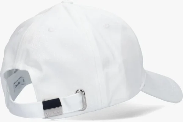 vente pas cher en ligne Calvin Klein Ck Outlined Bb Cap Casquette En Blanc 4