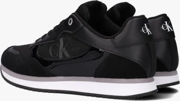 Calvin Klein Retro Runner 4 Baskets Basses En Noir Nouveau 4