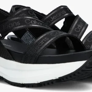 Calvin Klein Hybrid Sandal Sandales En Noir haute qualité 9