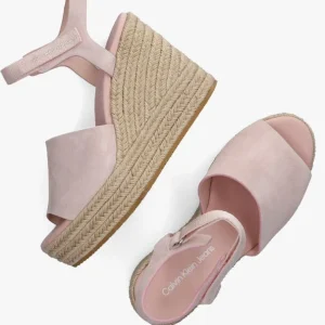 grande popularité Calvin Klein Wedge Sandal Ankle Clip Sandales En Rose 15