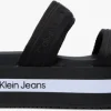 excellent qulity Calvin Klein Flatform Sandal Twostraps Tongs En Noir 20