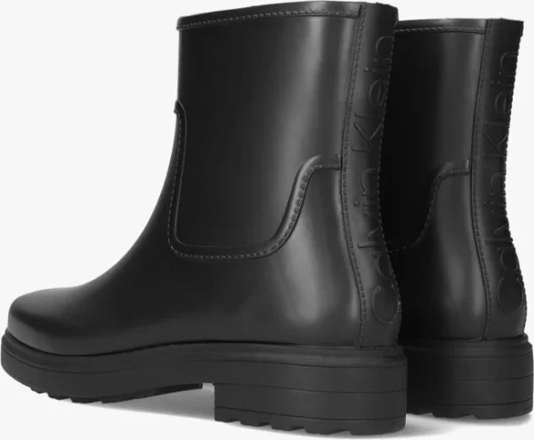 Calvin Klein Rain Boot Bottes En Caoutchouc En Noir boutique en ligne 4