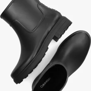 Calvin Klein Rain Boot Bottes En Caoutchouc En Noir boutique en ligne 16