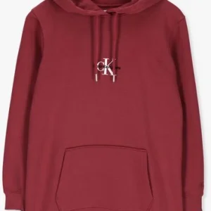 acheter en ligne Calvin Klein Mini Robe Monogram Hoodie Dress Rouiller 13