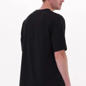 en vente Calvin Klein T-shirt Shrunken Badge Pocket Tee En Noir 9