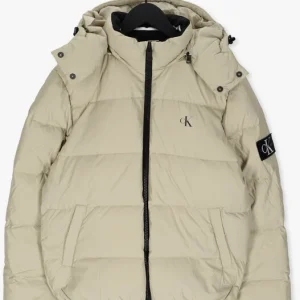 mode pas cher Calvin Klein Veste Matelassé Essentials Down Jacket Sable 13