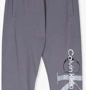 Calvin Klein Pantalon De Jogging Two Tone Monogram Jog Pant En Gris à prix d'occasion 13