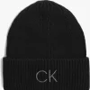 Calvin Klein Essentials Beanie Bonnet En Noir Nouveau 11