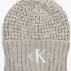 Calvin Klein Waffle Beanie Bonnet En Beige Couleurs variées 11