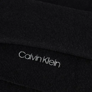 Calvin Klein Essential Knit Scarf 30×180 Foulard En Noir magasin solde 6