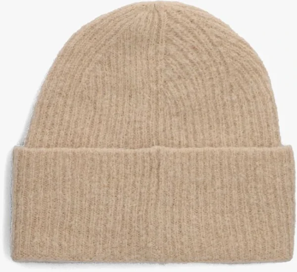 à prix réduits Calvin Klein Lux Wool Beanie Bonnet En Beige 3